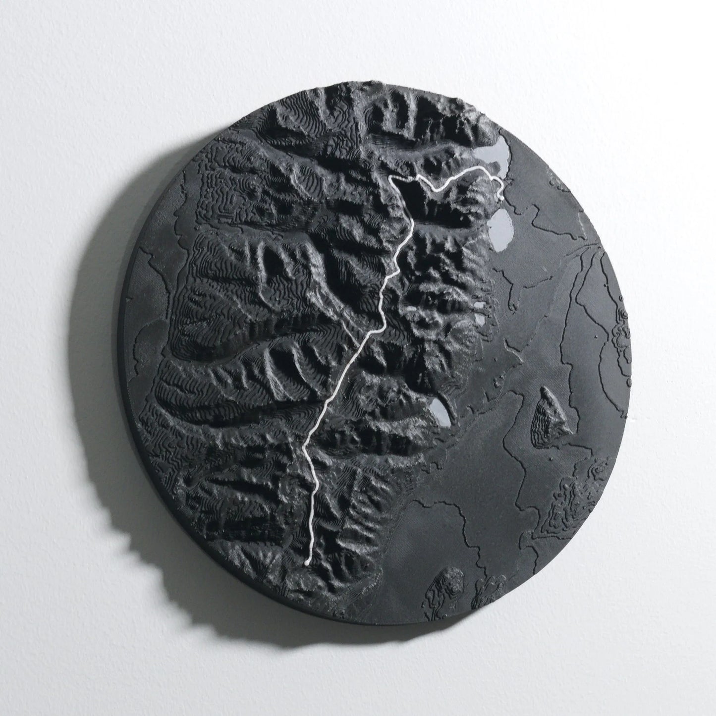 Teton Crest Trail 3D-Karte