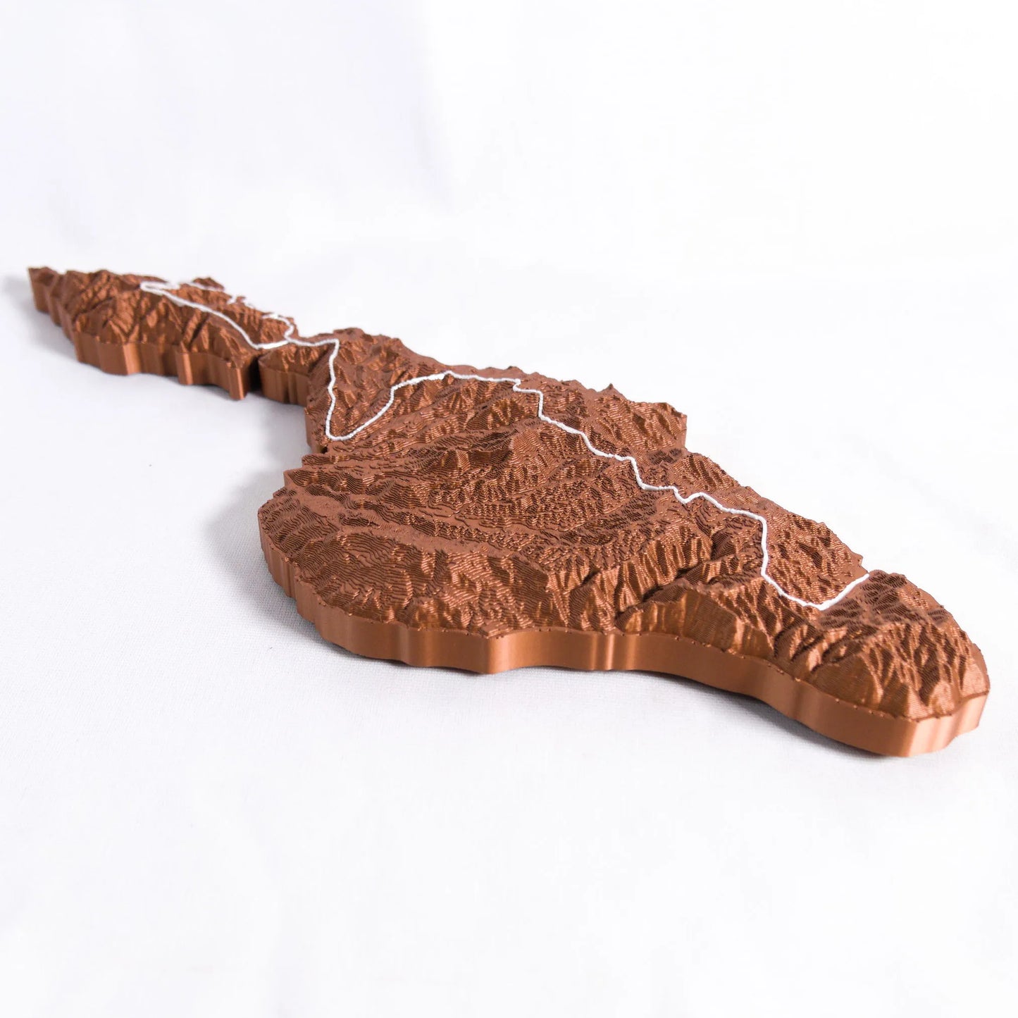 3D-Karte des Trans Catalina Trail