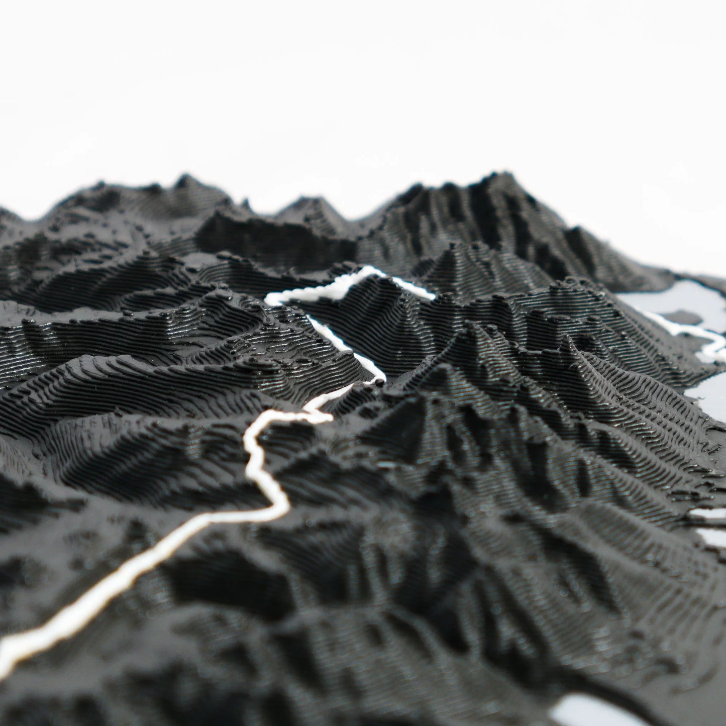 Teton Crest Trail 3D-Karte