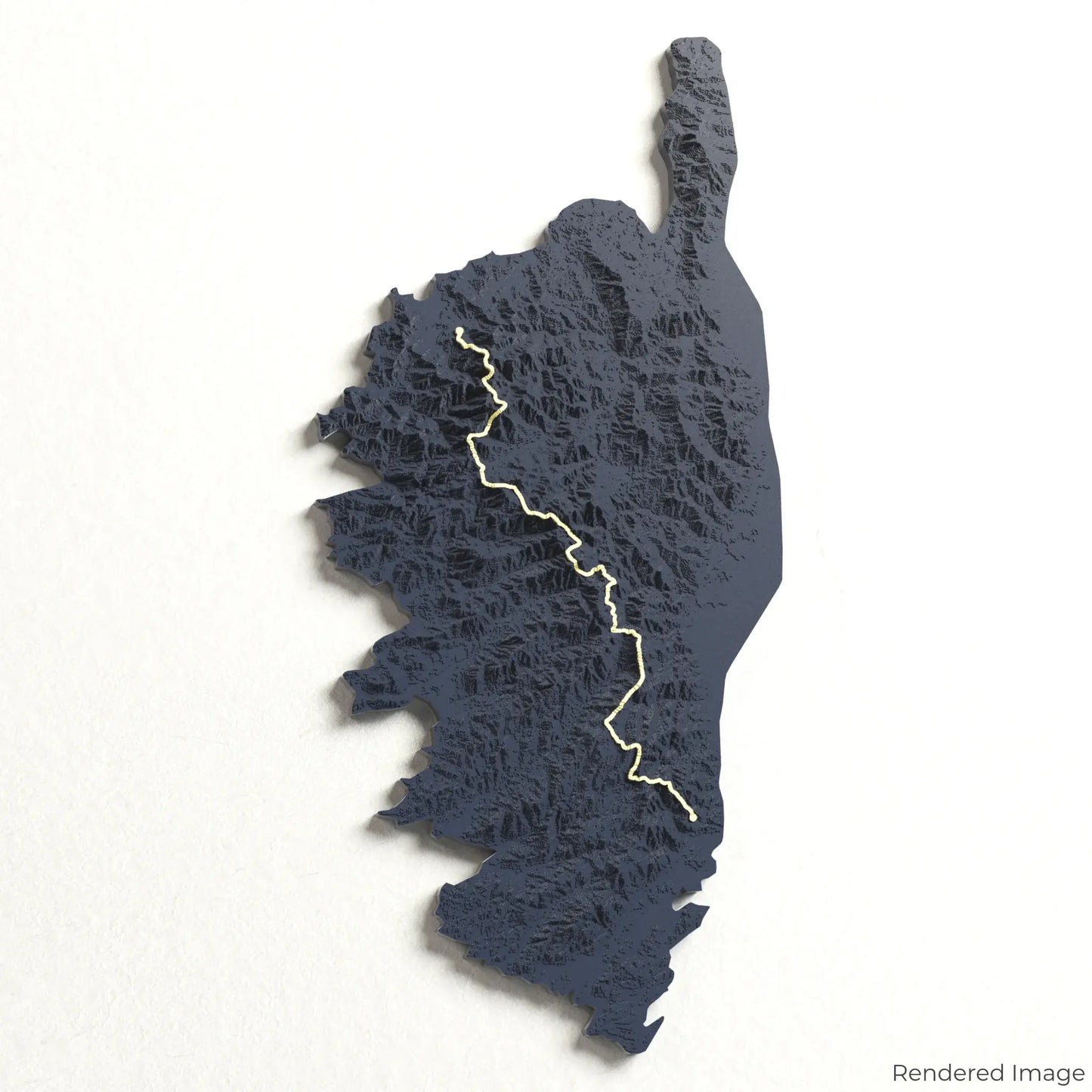 GR20 - Fra li Monti 3D-Karte
