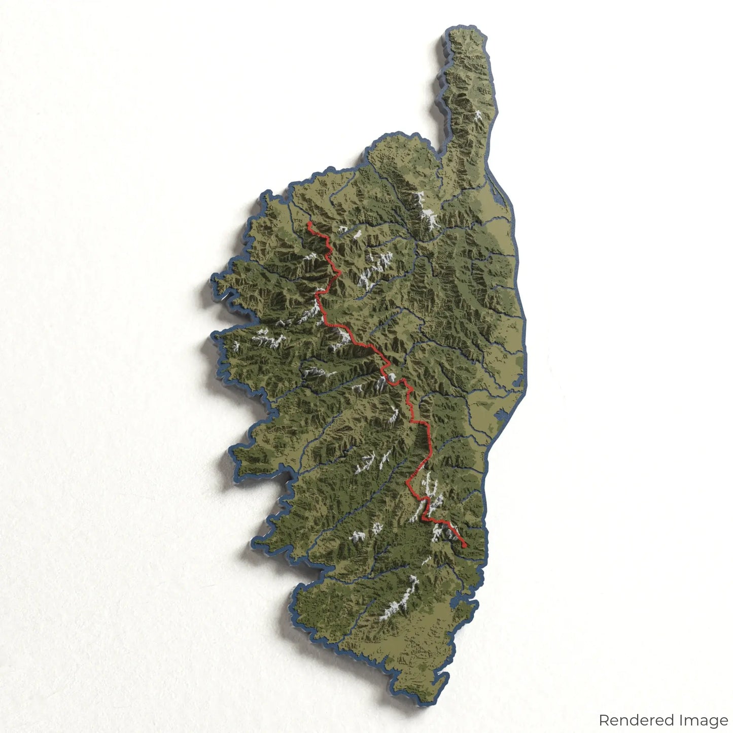 GR20 - Fra li Monti 3D-Karte