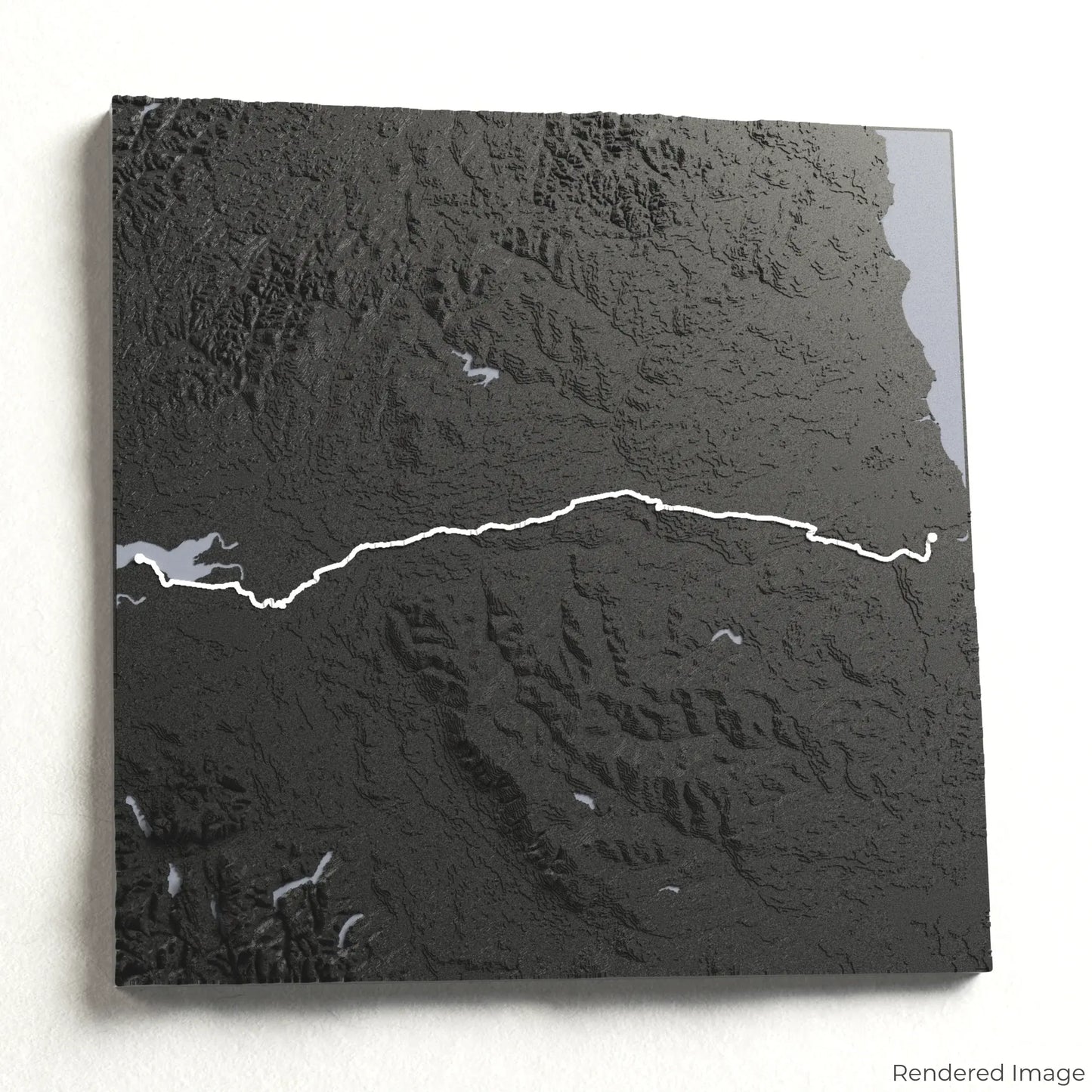 3D-Karte des Hadrians Wall Path
