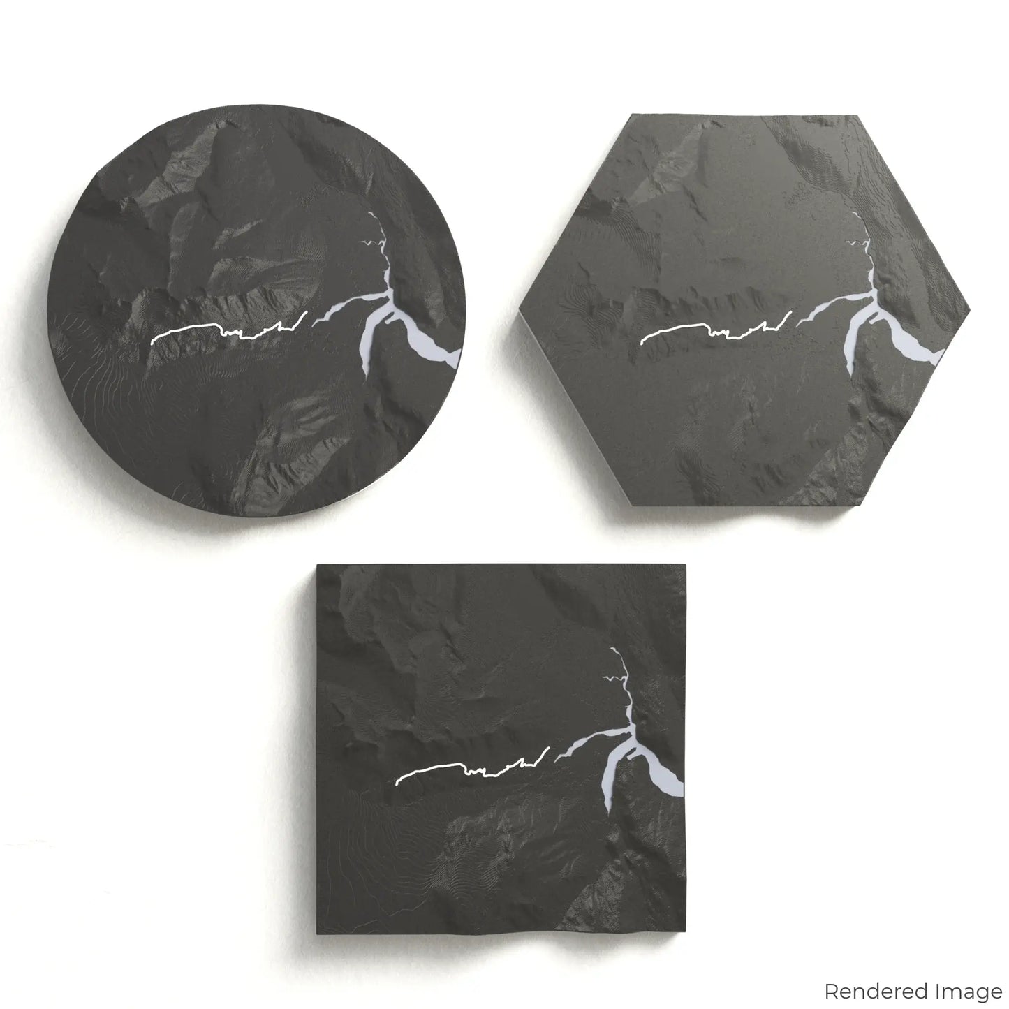 Harding Icefield Trail 3D Map