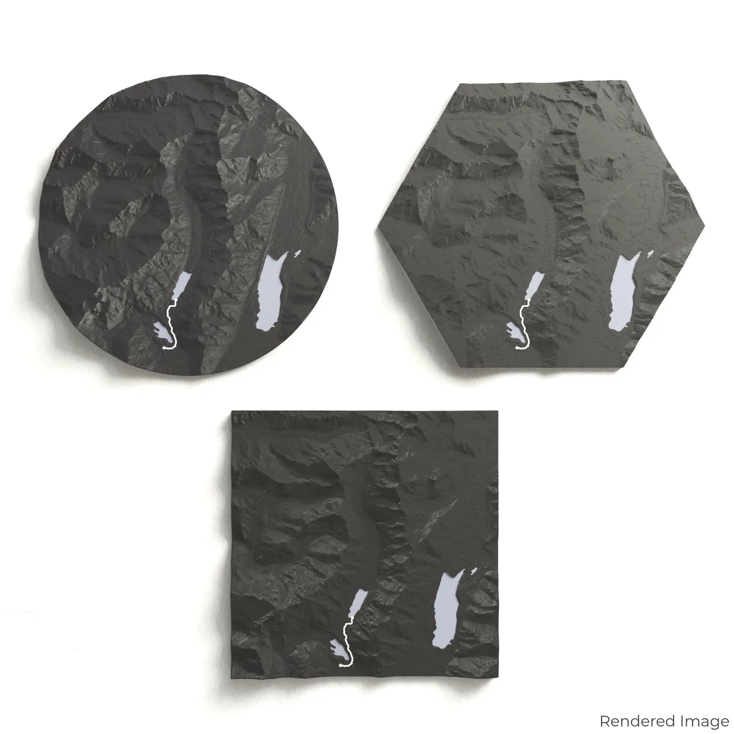 Hooker Valley Track 3D Map