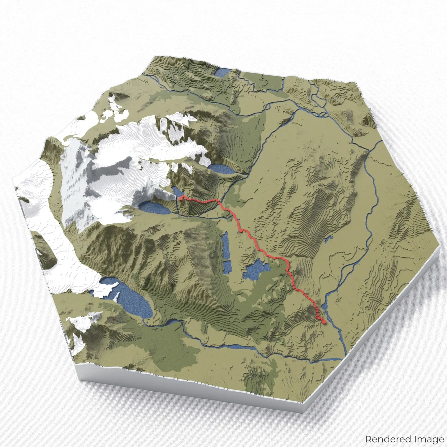 Carte 3D de Laguna de los Tres