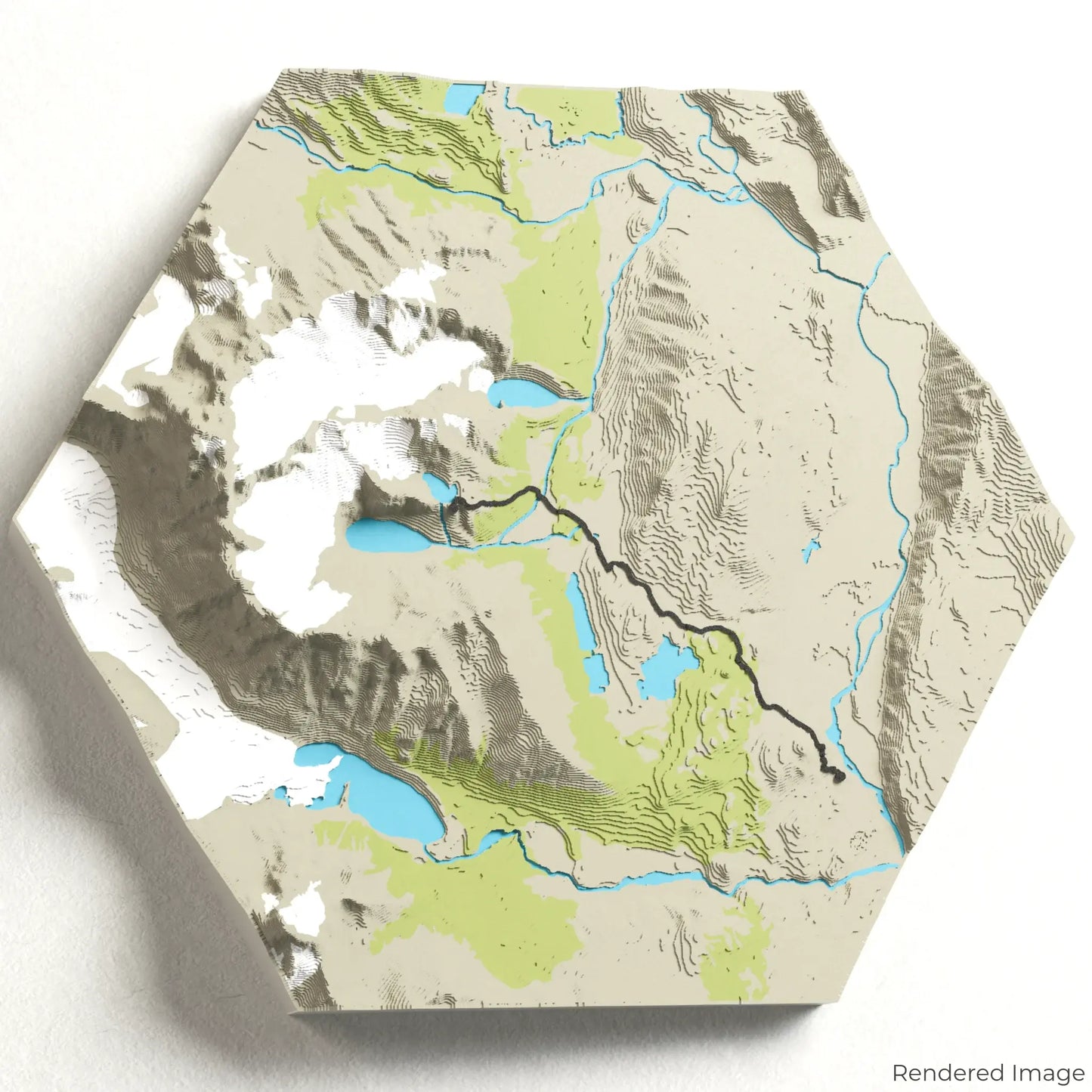 Carte 3D de Laguna de los Tres