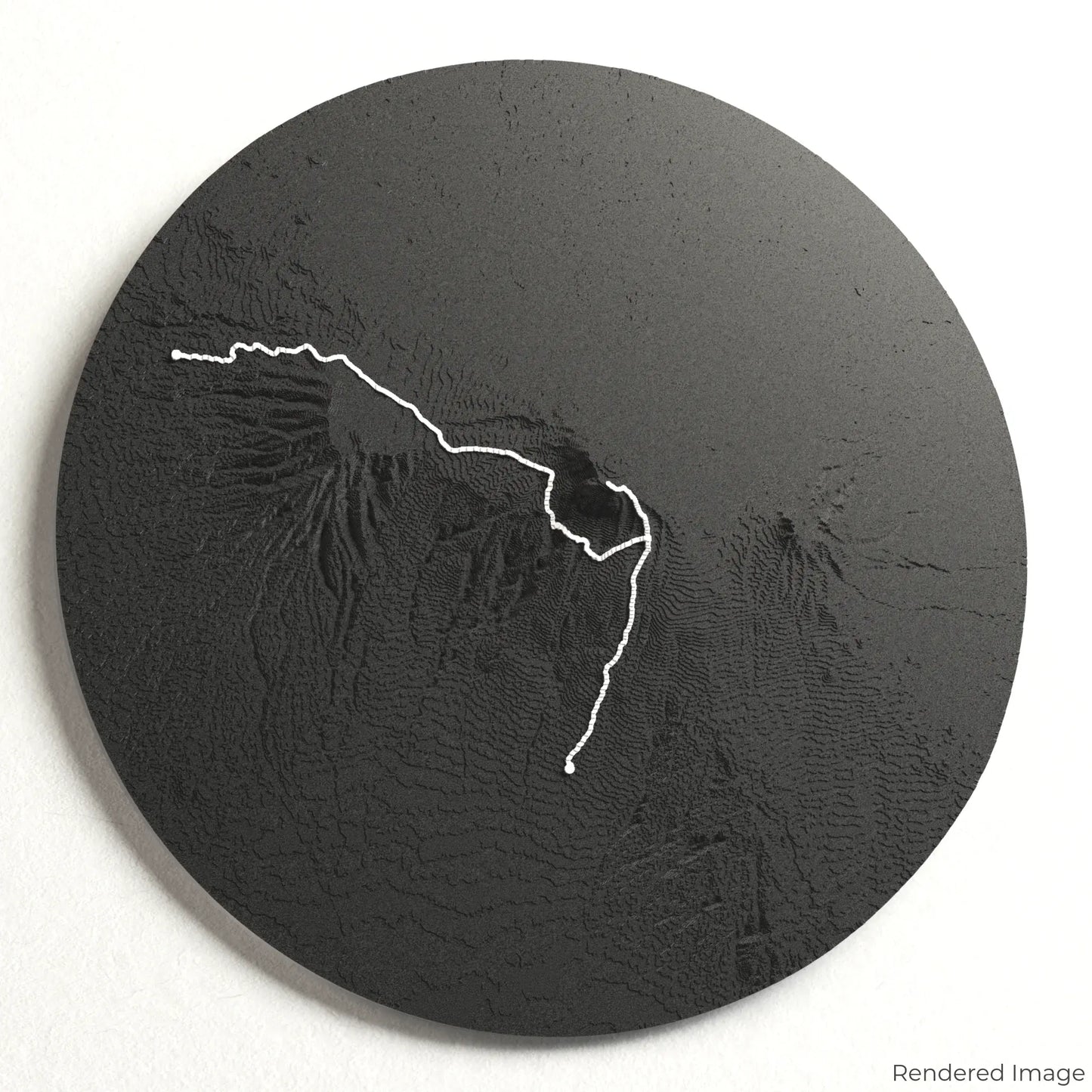 Lemosho Route - Mount Kilimanjaro 3D Map