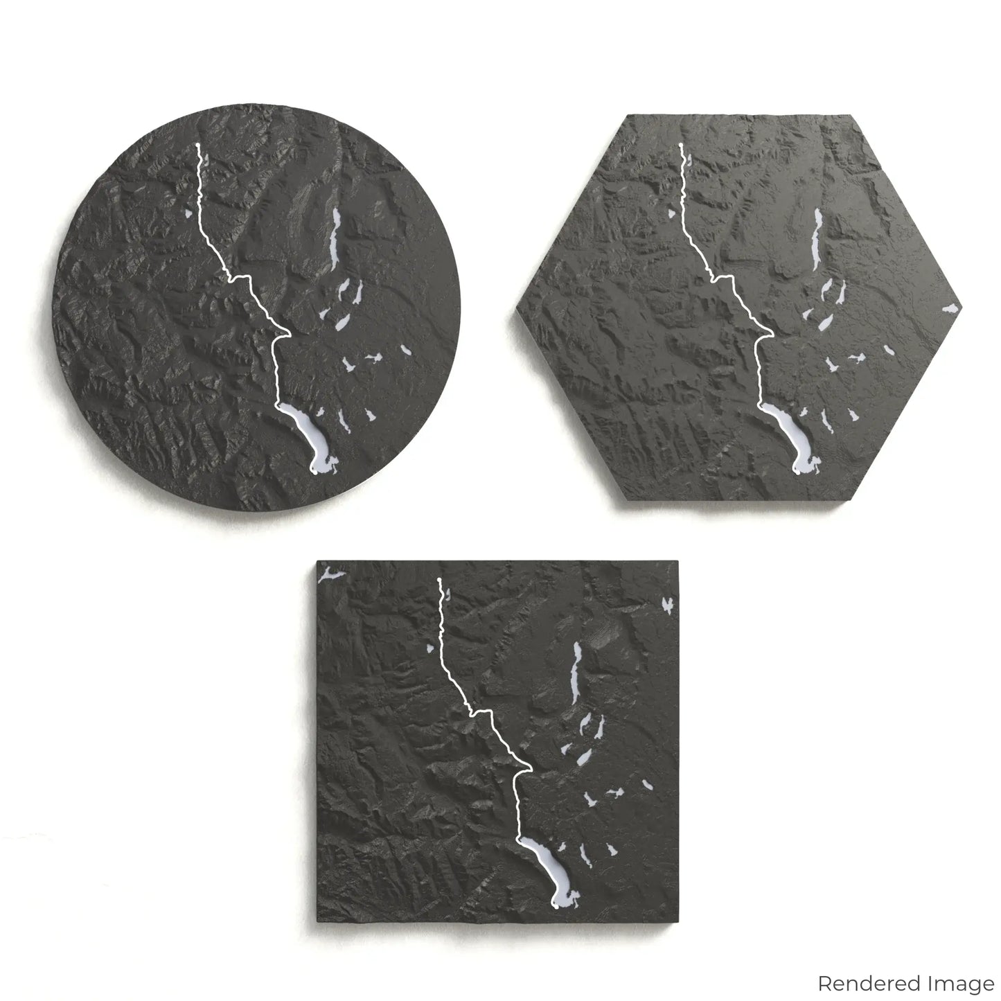 Overland Track 3D-Karte