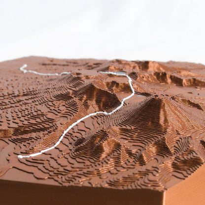 Tongariro Alpine Crossing 3D Map