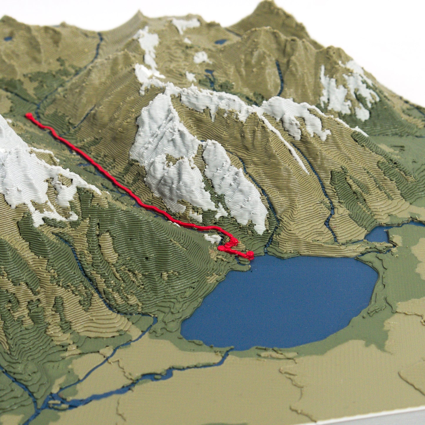 Cascade Canyon Trail 3D Map