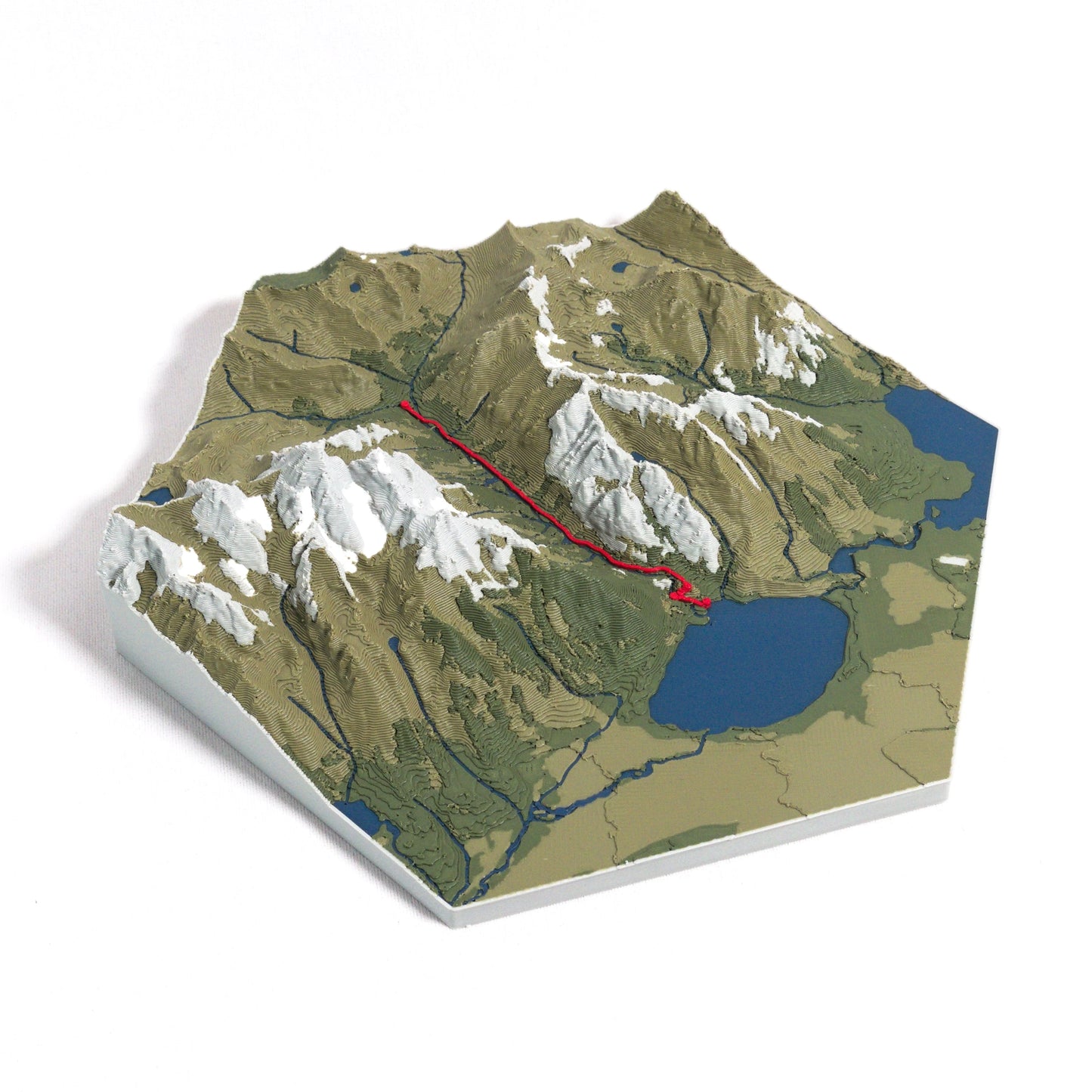 Cascade Canyon Trail 3D Map