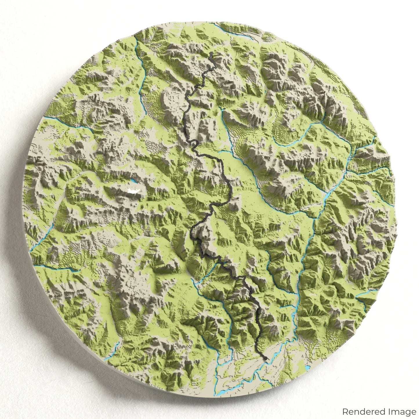 Carte 3D de Alta Via 1