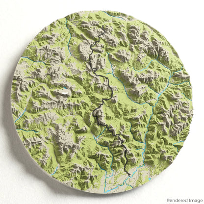Carte 3D de Alta Via 1