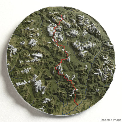 Carte 3D de Alta Via 1