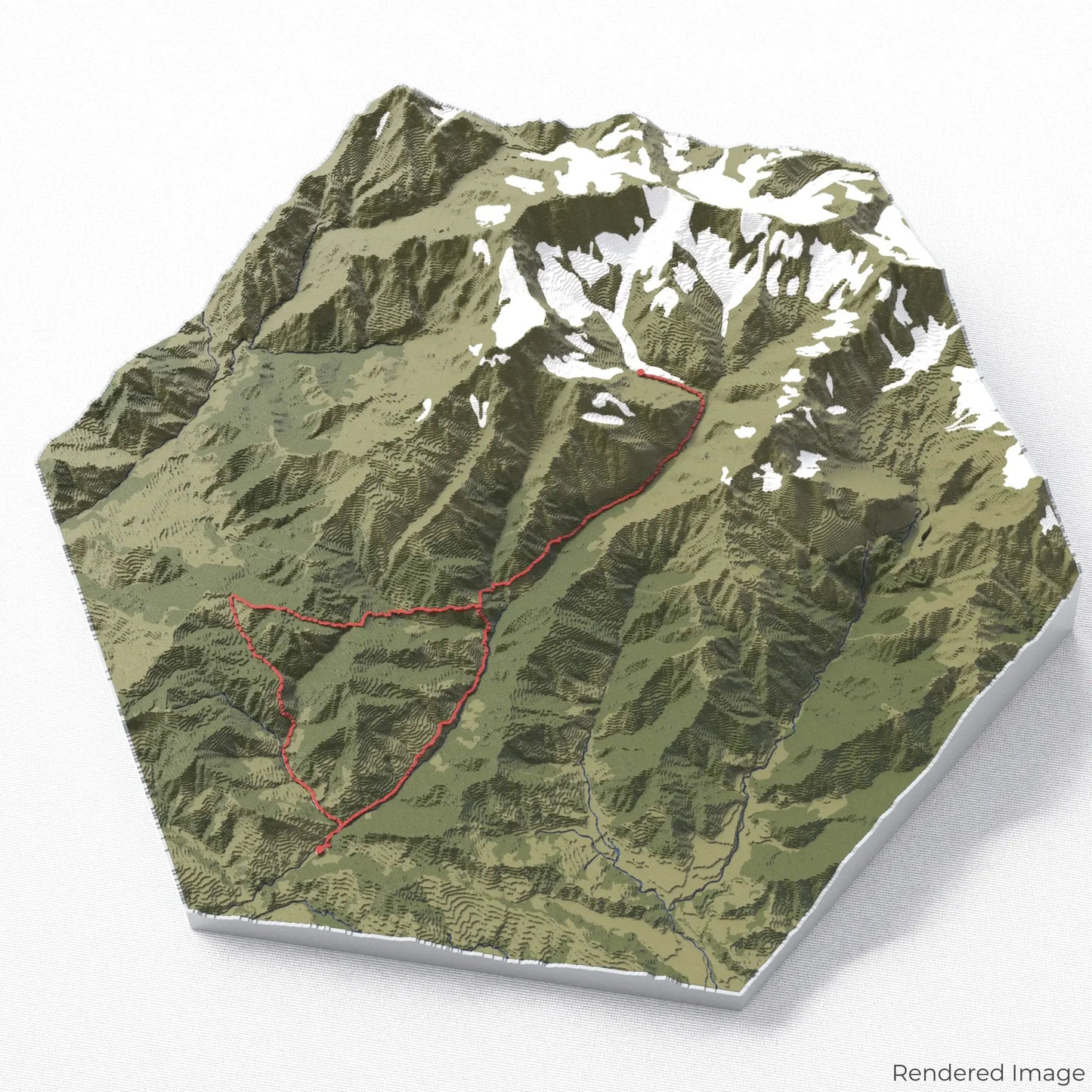 Annapurna Base Camp Trek 3D Map