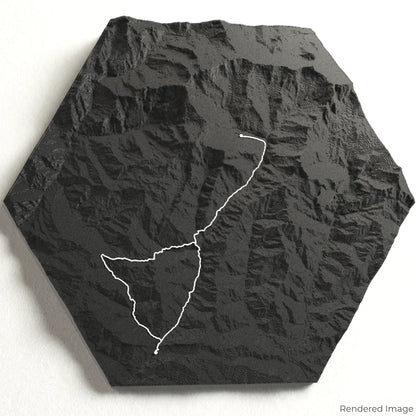 Annapurna Base Camp Trek 3D Map