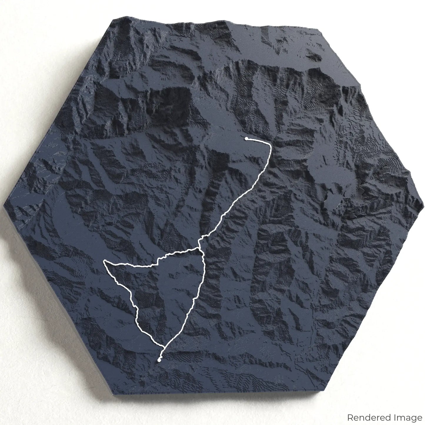 Annapurna Base Camp Trek 3D Map