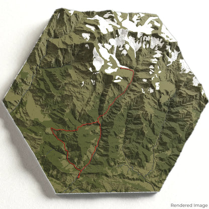 Annapurna Base Camp Trek 3D Map