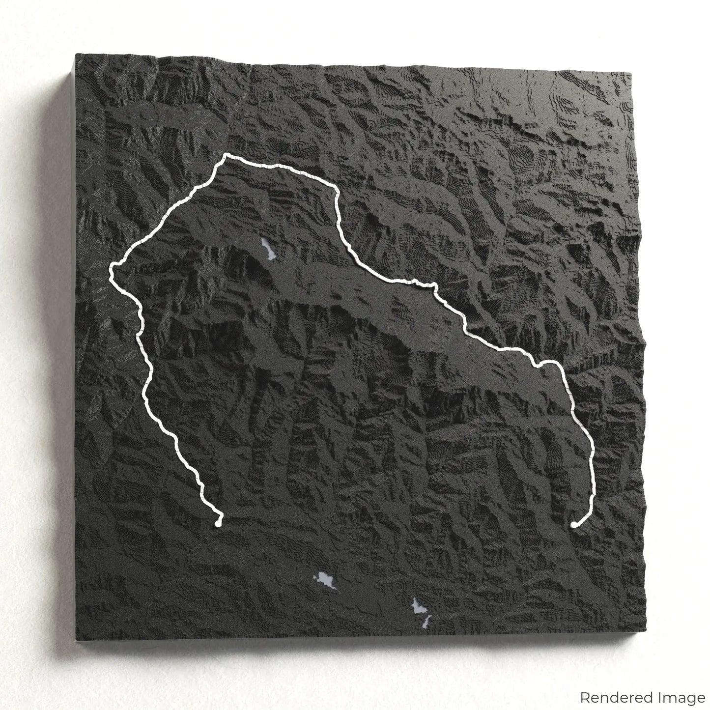 Annapurna Circuit Trek 3D Map