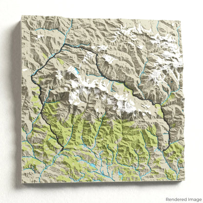 Annapurna Circuit Trek 3D Map
