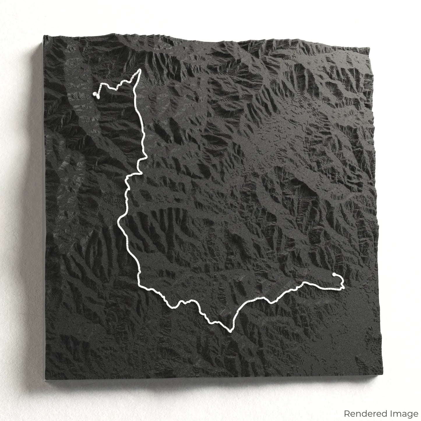Art Loeb Trail 3D Map