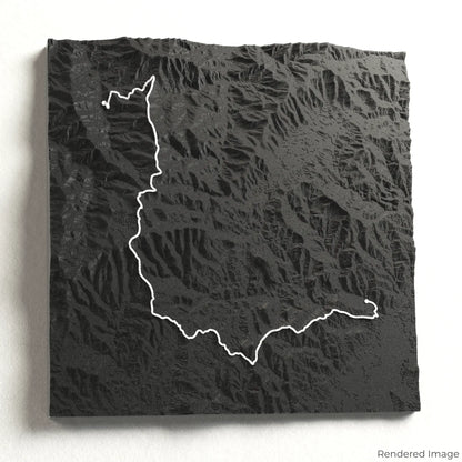 Art Loeb Trail 3D Map