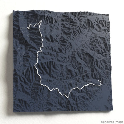 Art Loeb Trail 3D Map