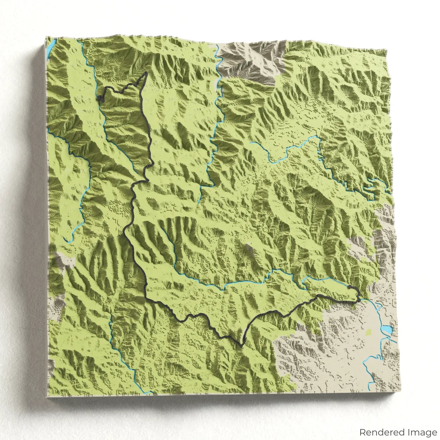 Art Loeb Trail 3D Map