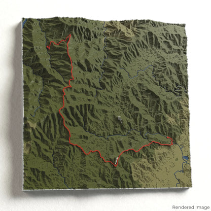 Art Loeb Trail 3D Map