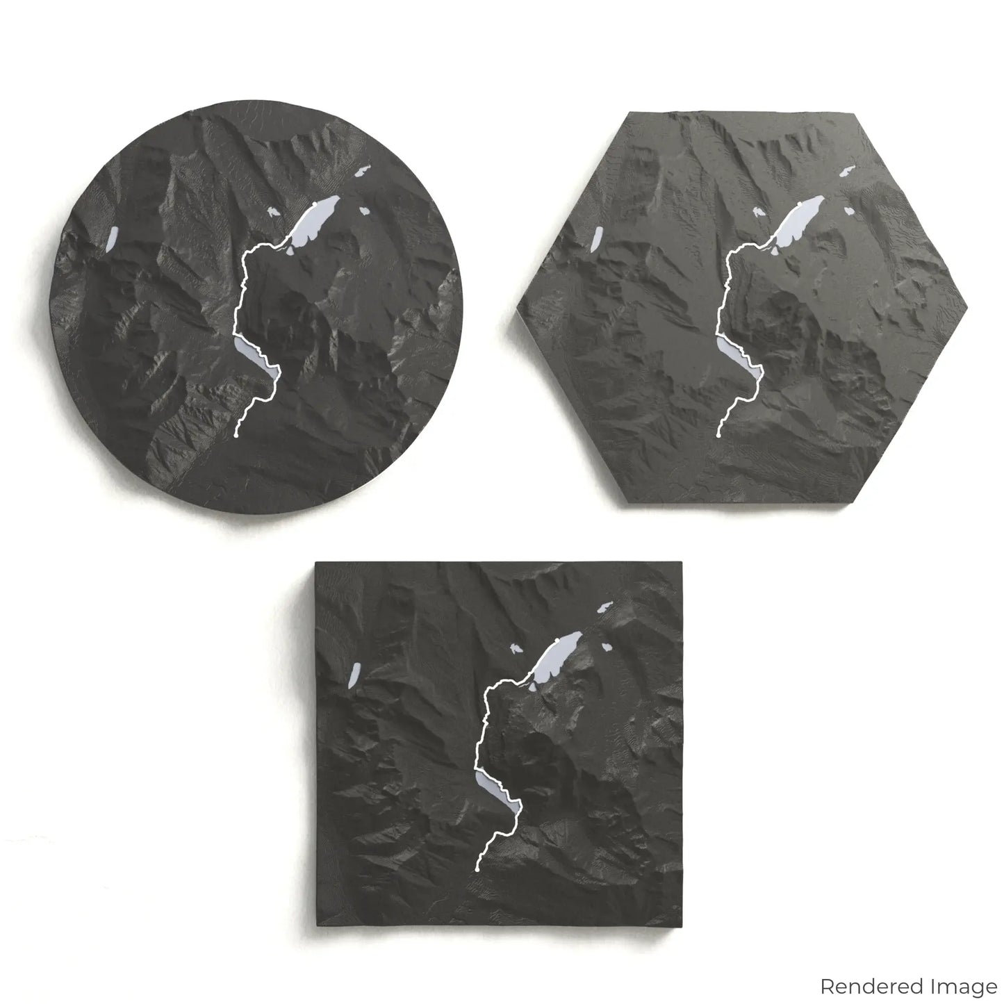 Berg Lake Trail 3D Map