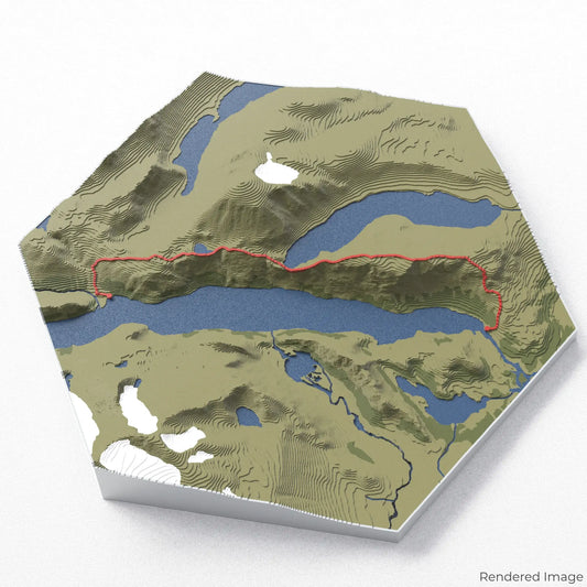 Besseggen Ridge 3D Map