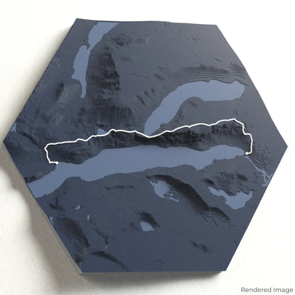 Besseggen Ridge 3D Map