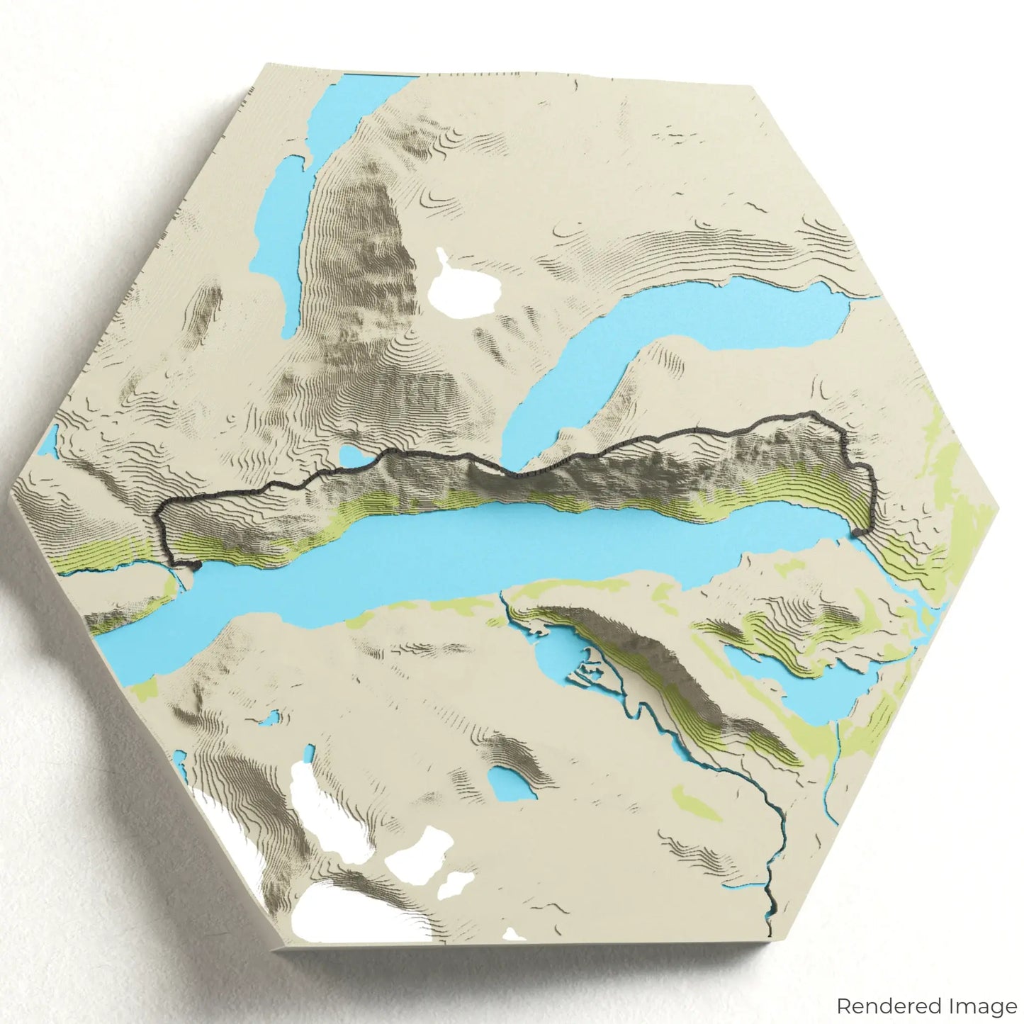 Besseggen Ridge 3D Map