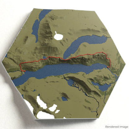 Besseggen Ridge 3D Map