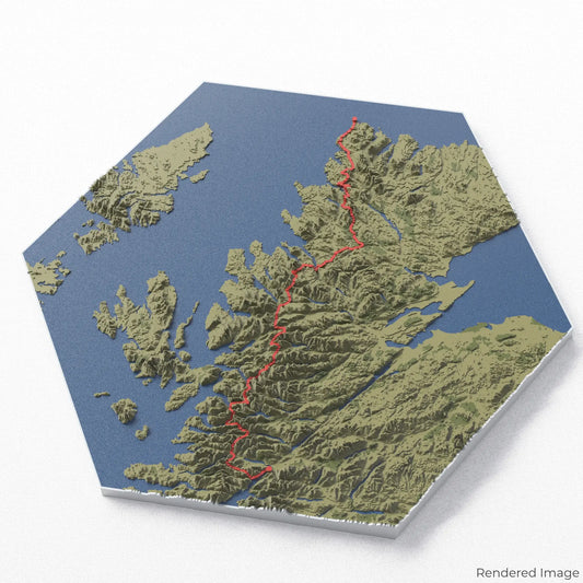 Cape Wrath Trail 3D Map