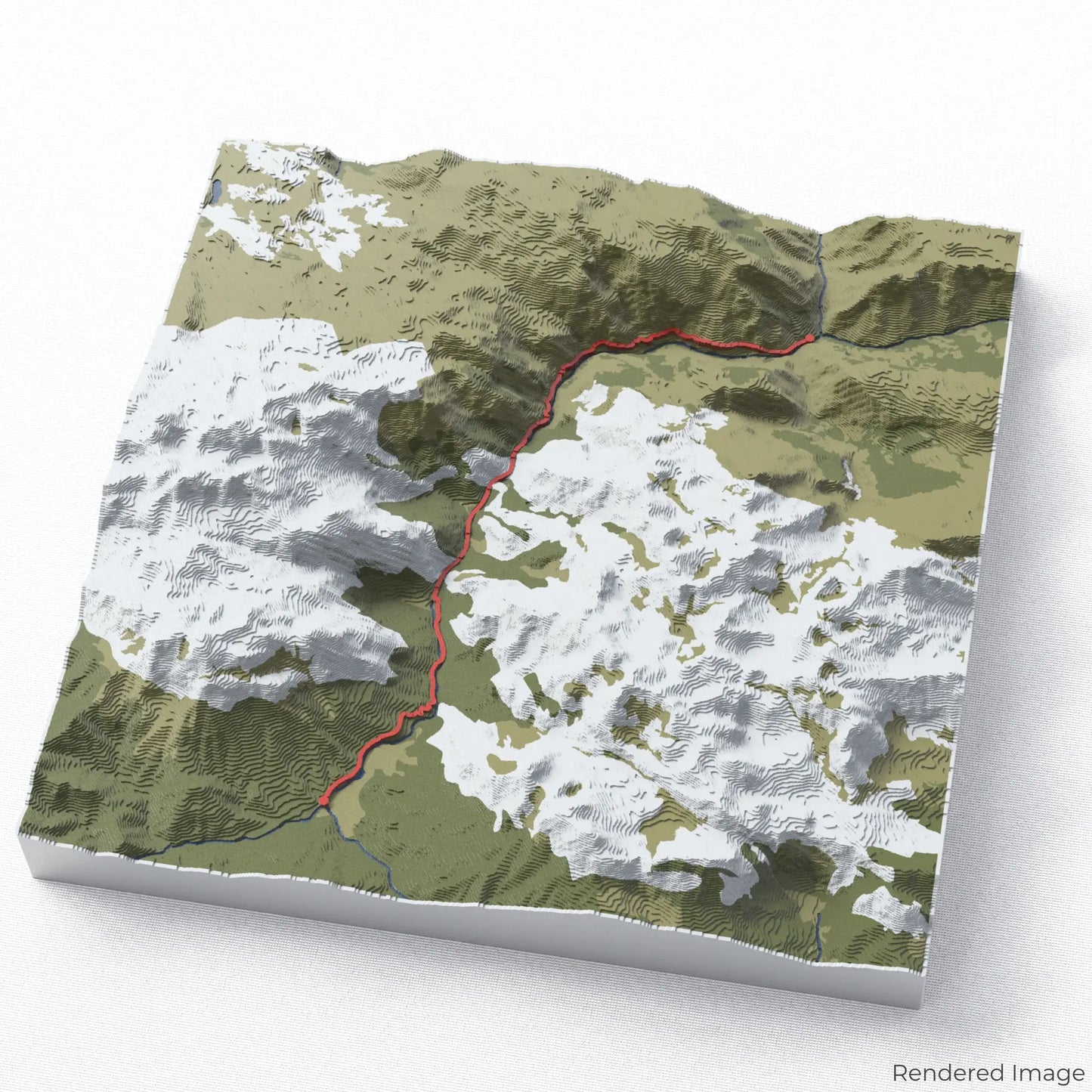 Cares Trail 3D Map
