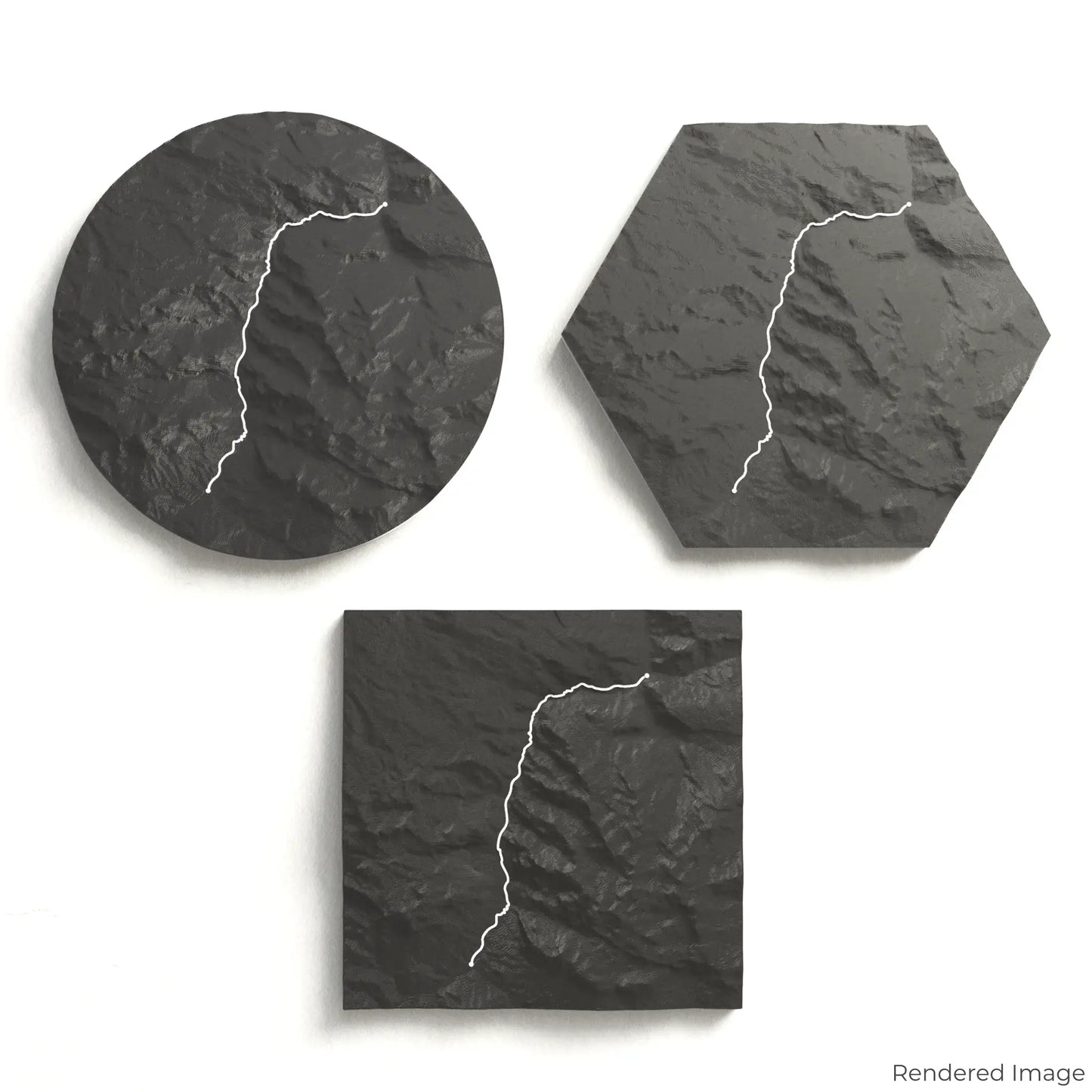 Cares Trail 3D Map
