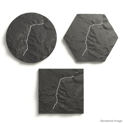 Cares Trail 3D Map