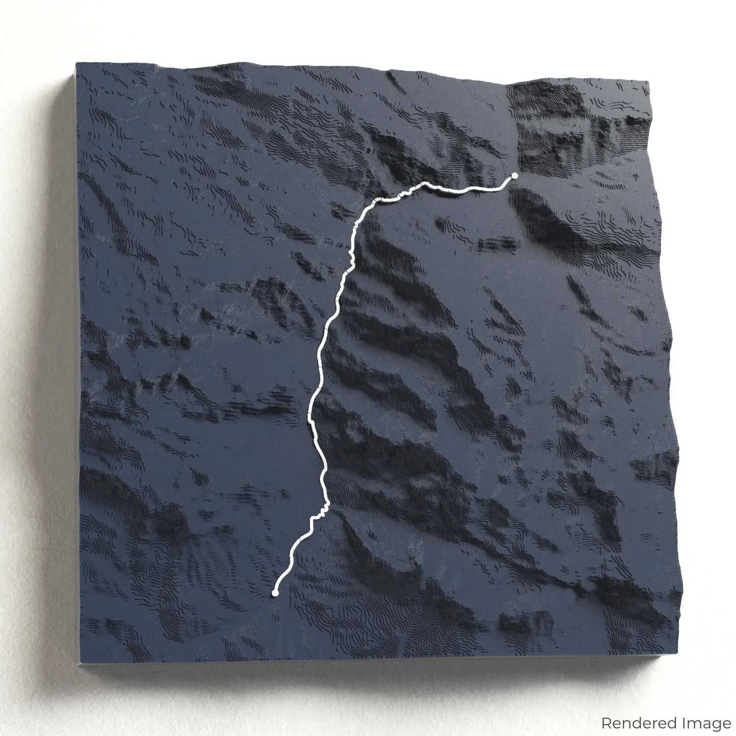 Cares Trail 3D Map