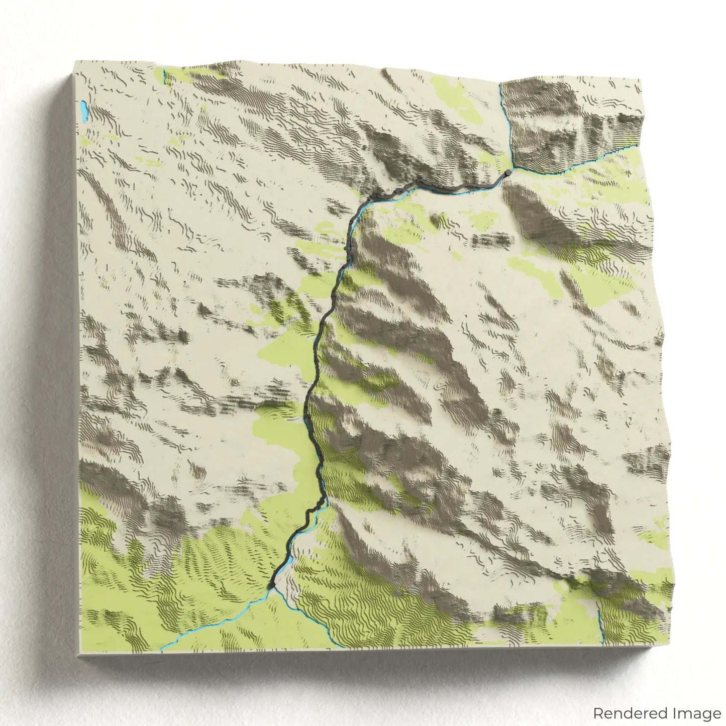 Cares Trail 3D Map