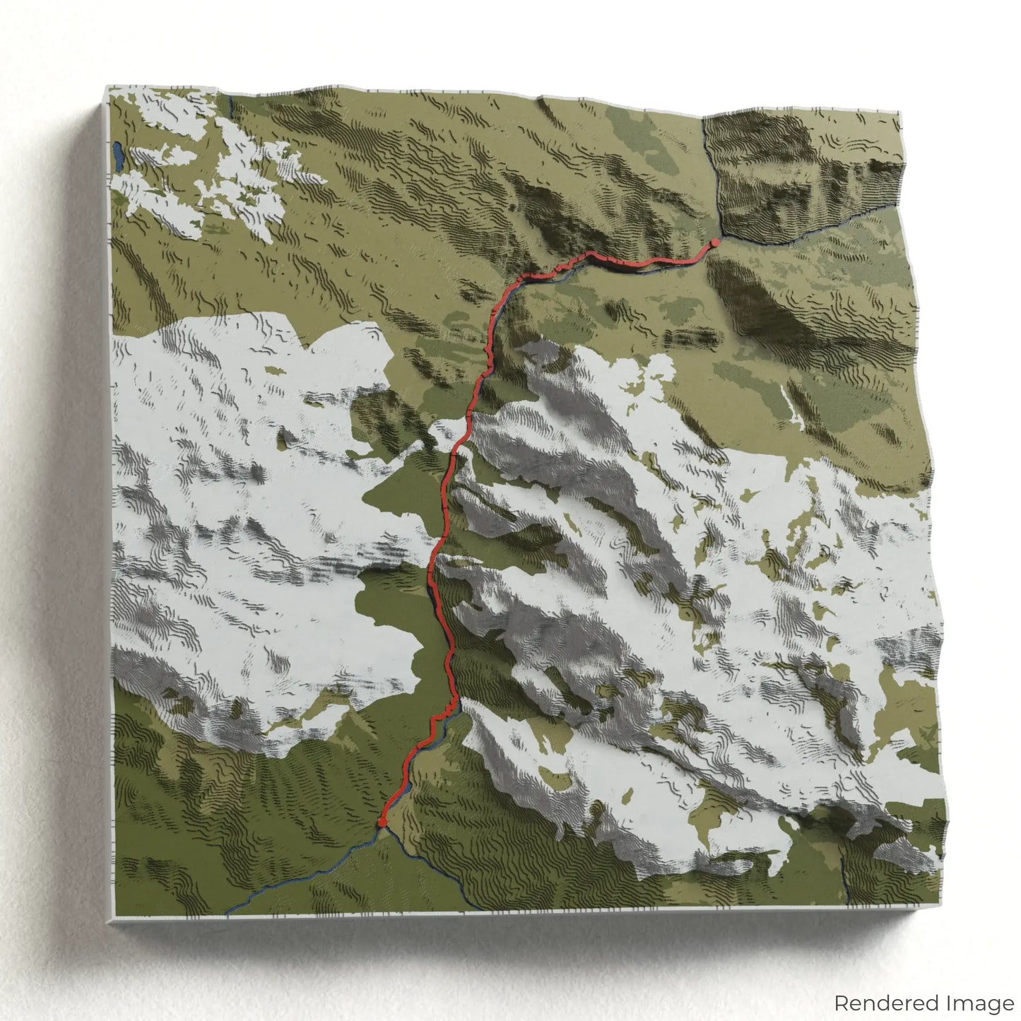 Cares Trail 3D Map