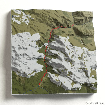 Cares Trail 3D Map