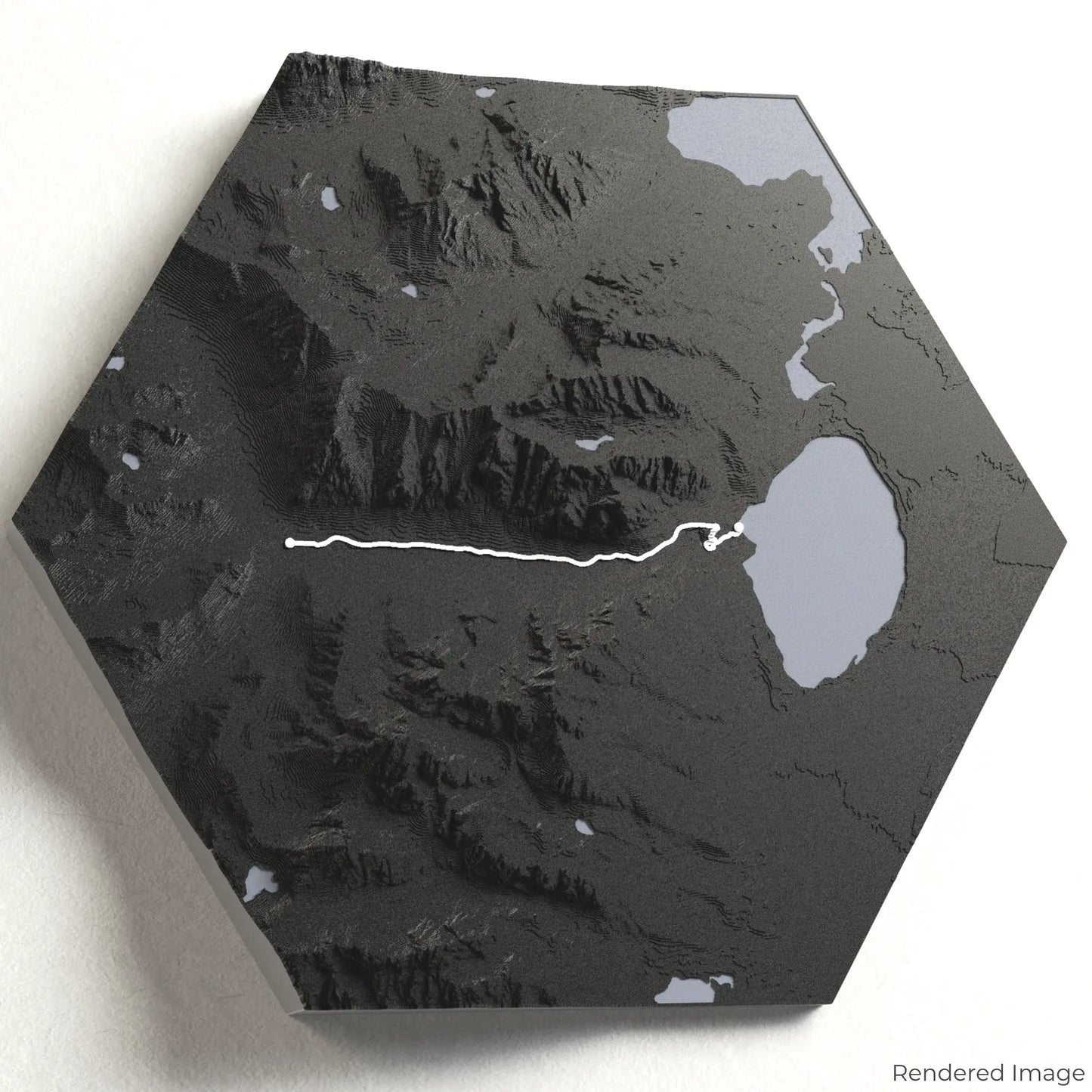 Cascade Canyon Trail 3D Map