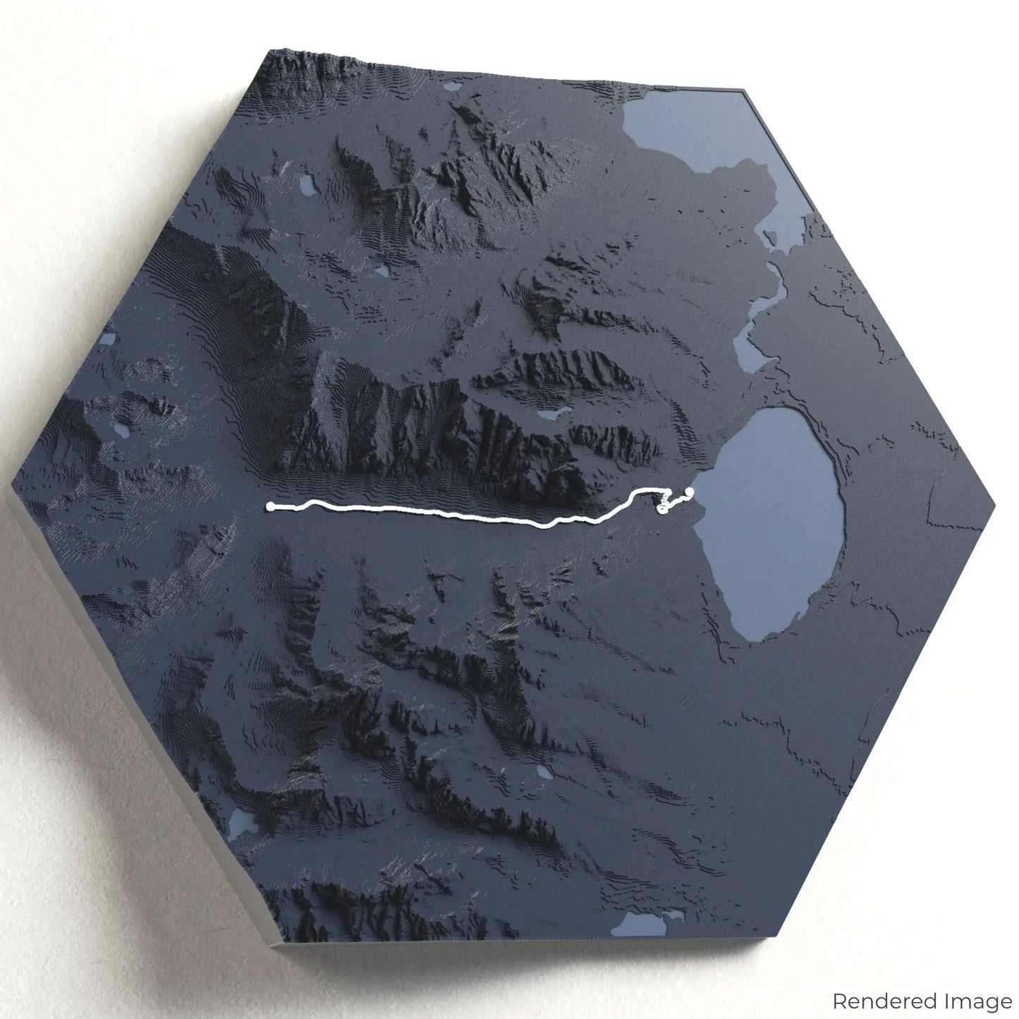 Cascade Canyon Trail 3D Map