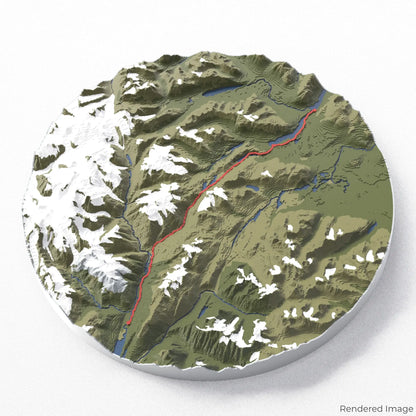 Chilkoot Trail 3D Map