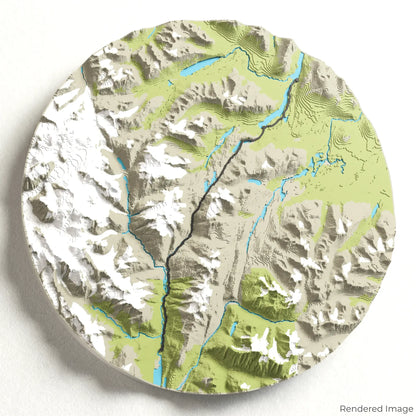 Chilkoot Trail 3D Map