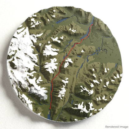Chilkoot Trail 3D Map