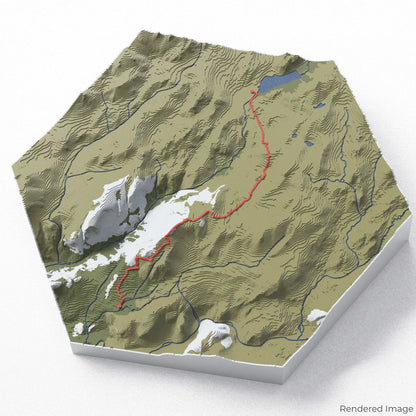 Carte 3D du sentier de repos des nuages