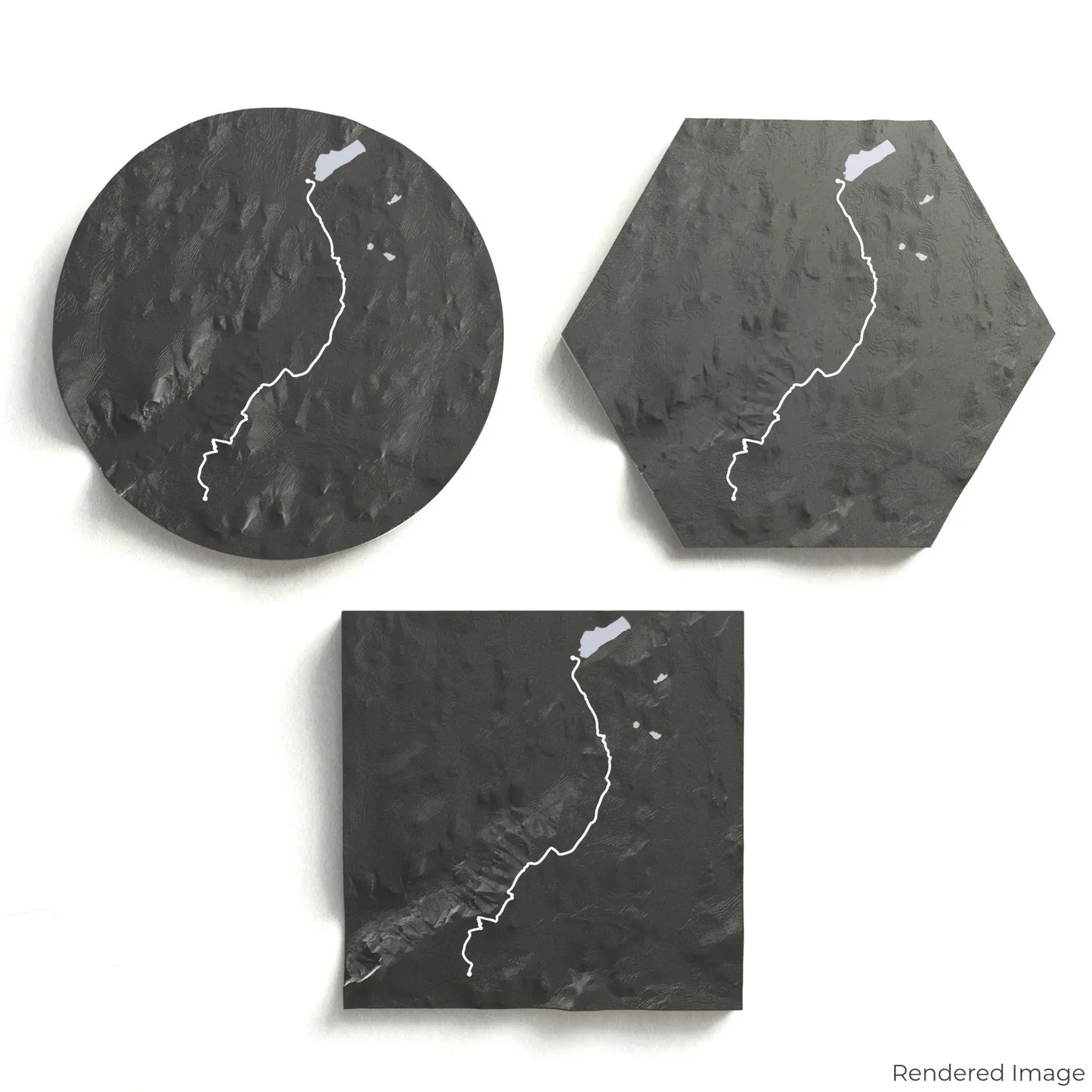 Carte 3D du sentier de repos des nuages