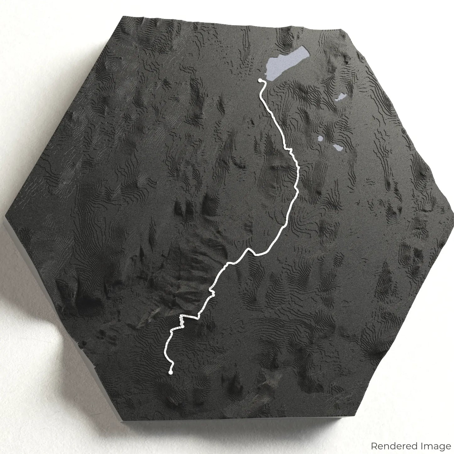 Carte 3D du sentier de repos des nuages